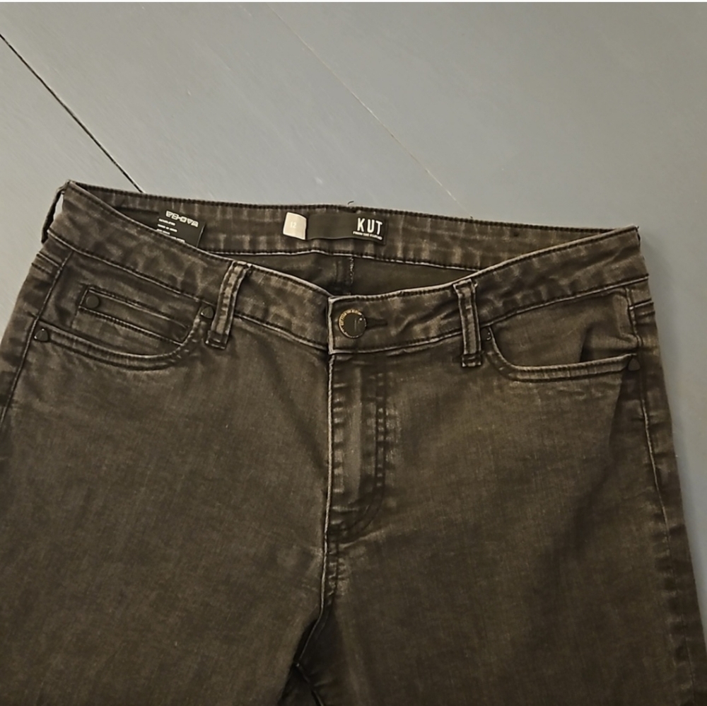 Kut from the Kloth black jeans, size 12